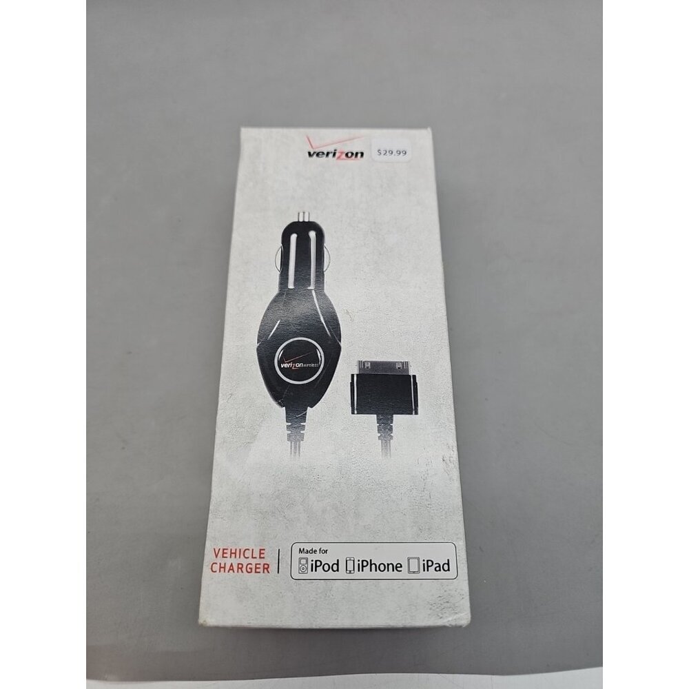 APPLE VEHICLE CHARGER (iPHONE4‎ OR OLDER), VERIZON WIRELESS XENTRIS, NEW IN BOX